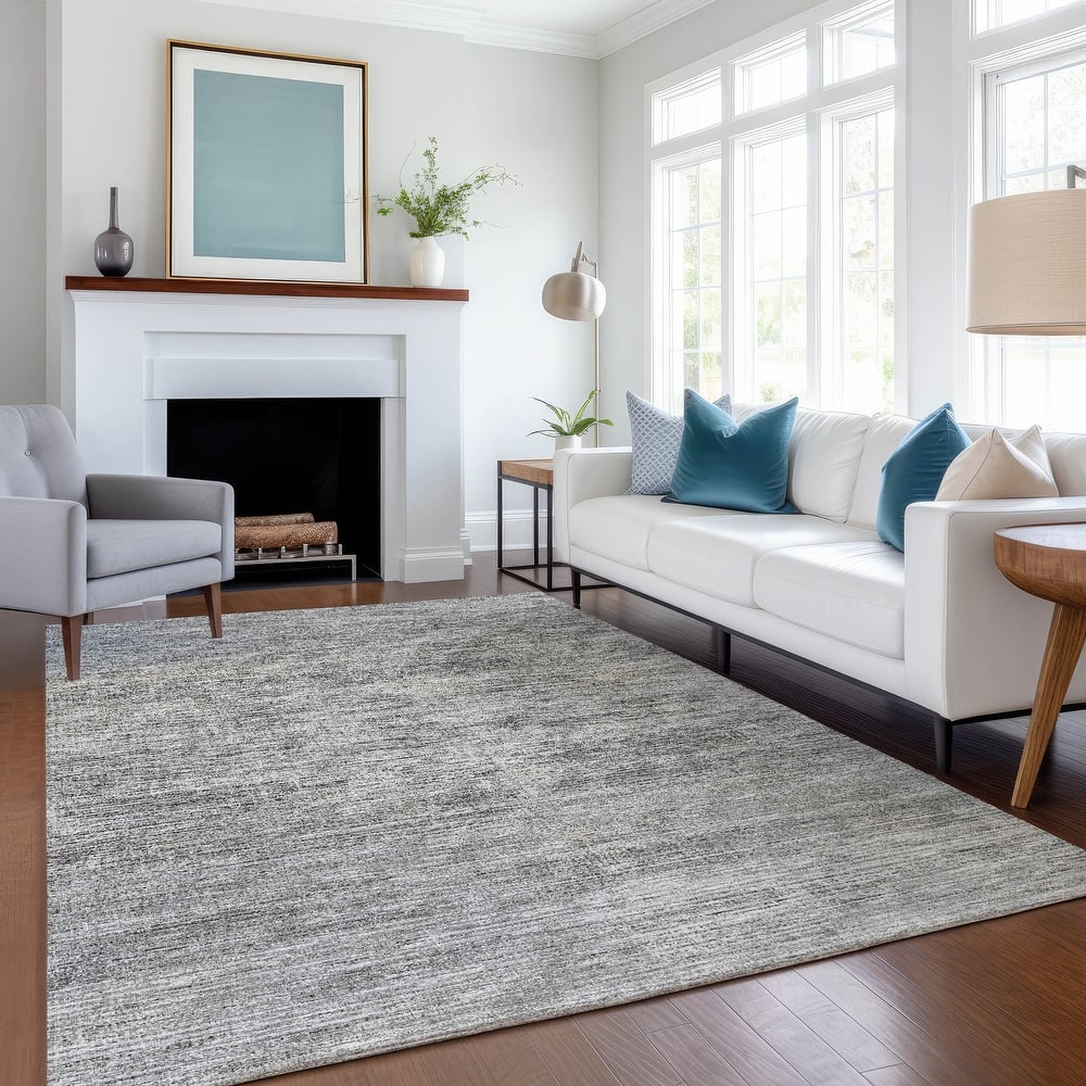Premium Washable Super Soft Solid Ombre Mayfield Rug