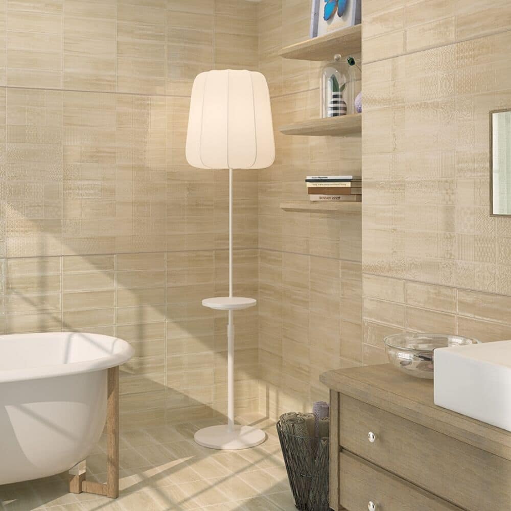 The Tile Life Jones 4x12 Crema Ceramic Wall Tile