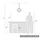 preview thumbnail 7 of 5, Valencia 4-Light Pendant