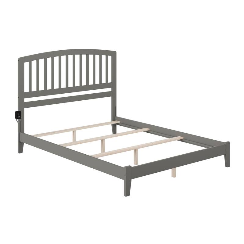 Richmond King Foundation Bed Frame in Grey
