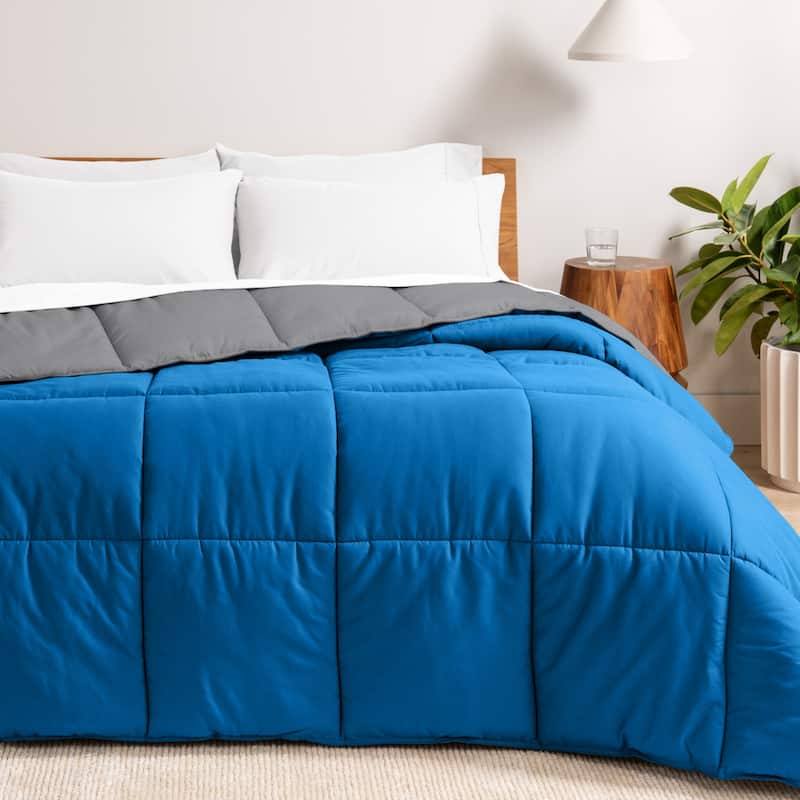 Bare Home Reversible All Season Down Alternative Comforter