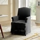 preview thumbnail 1 of 6, Alethea Upholstered Slipcover Arm Dining Chair with Soild Wood Legs by HULALA HOME Charcoal