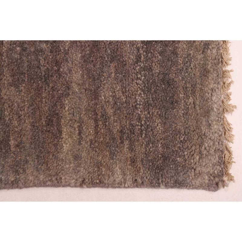 ECARPETGALLERY Hand-knotted Pak Finest Gabbeh Grey Wool Rug - 4'1 x 5'11