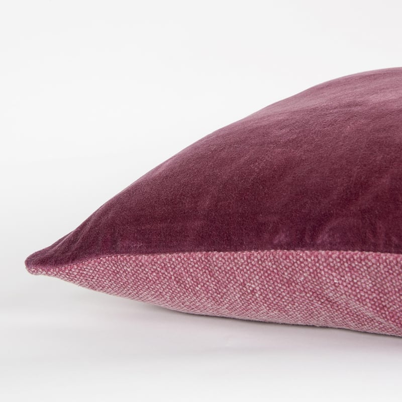 Solid Cotton Welted Pillow Cover
