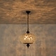 preview thumbnail 58 of 95, Retro French 4/5-Light Antique Brass Globe Crystal Chandelier for Living/Dining Room