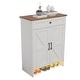 preview thumbnail 9 of 46, Moasis Shoe Storage Cabinet with Drawers Entryway Shoe Storage