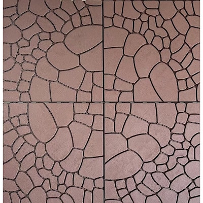 Stone texture 12" Patio Deck Tiles, DIY Module Interlocking Decking Tiles Floor Tile,Easy and Quick Installation Court Tiles