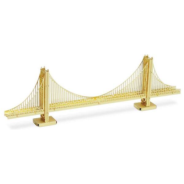 Shop Gold Golden Gate Bridge Metal Earth 3d Laser Cut Model 3d