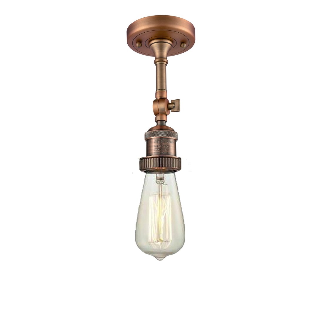 Shop Innovations Lighting 200f Bare Bulb 1 Light 4 1 2 Wide Semi