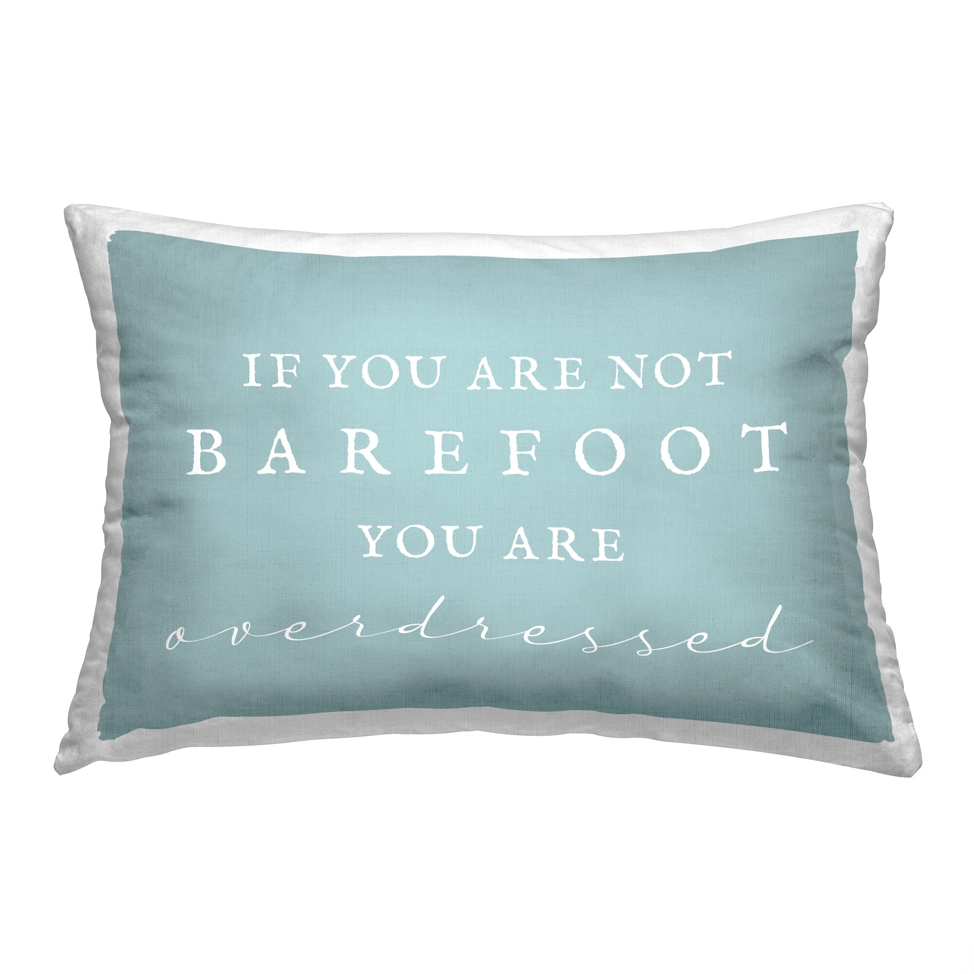 Stupell Beach Barefoot Humor Design by Lil Rue