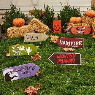 Halloween Directional Signs