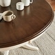 preview thumbnail 11 of 28, Mackenzie Country Antique Two-tone Dining Table by iNSPIRE Q Classic