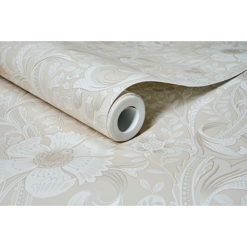 Chesapeake Liora Neutral Floral Trail Wallpaper