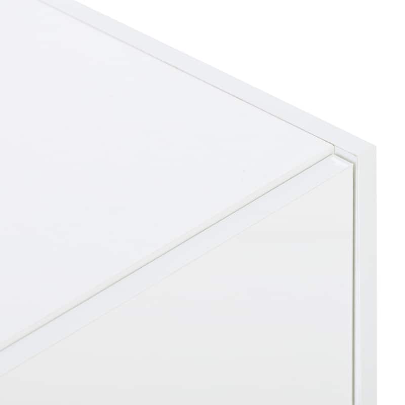 74.8" TV Stand with High Gloss UV Surface, 2 Small Drawers and 3 Big Cabinets for TVs Up to 80"
