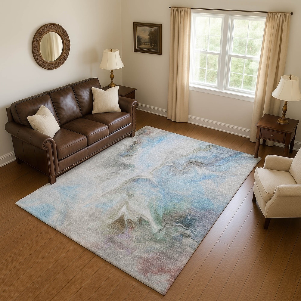 Premium Washable Super Soft Abstract Modern Mayfield Rug