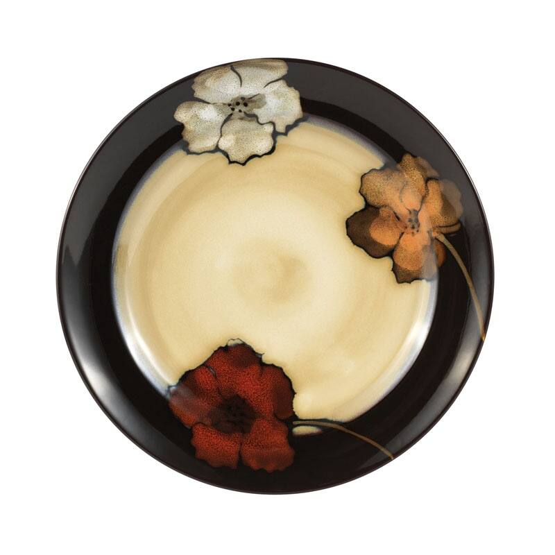 Pfaltzgraff Painted Poppies 16-Piece Dinnerware Set, Service for 4