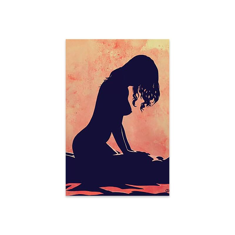 Lovers Print On Acrylic Glass by Giuseppe Cristiano - 24x16x0.25
