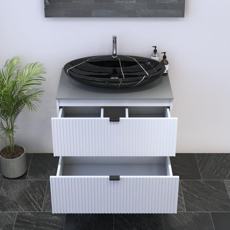 Nicole 2S 80 Floating Bathroom Vanity (32" Width)