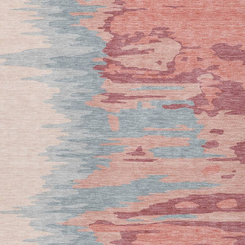 HomeRoots Abstract Transitional Rectangle Outdoor Rug