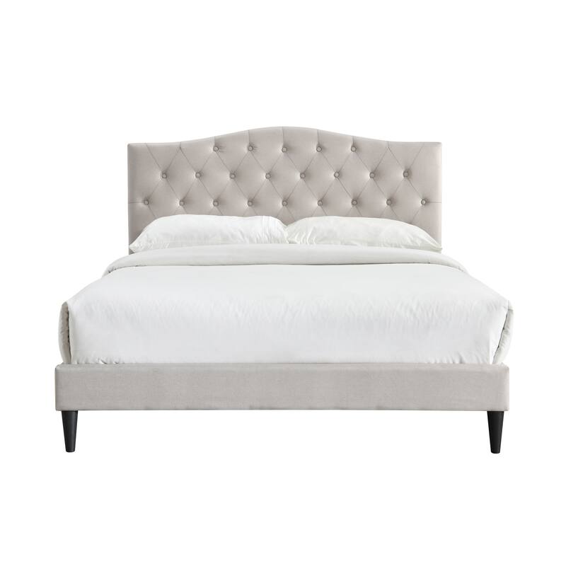 Grace by Ovis Upholstered Button-tufted Platform Bed Frame