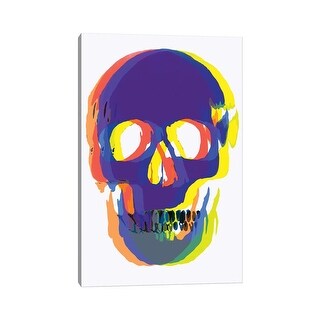iCanvas "Blurred Blue Skull" by Andrew M Barlow Canvas Print - Bed Bath ...