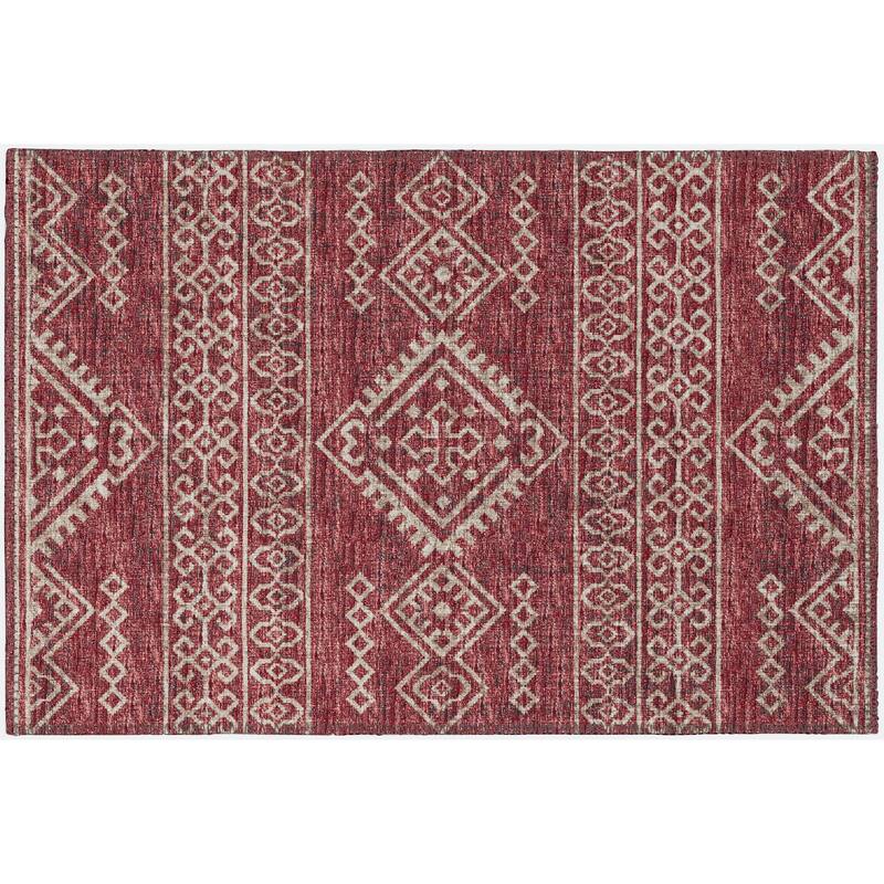 Indoor/ Outdoor Yuma Boho Washable Rug