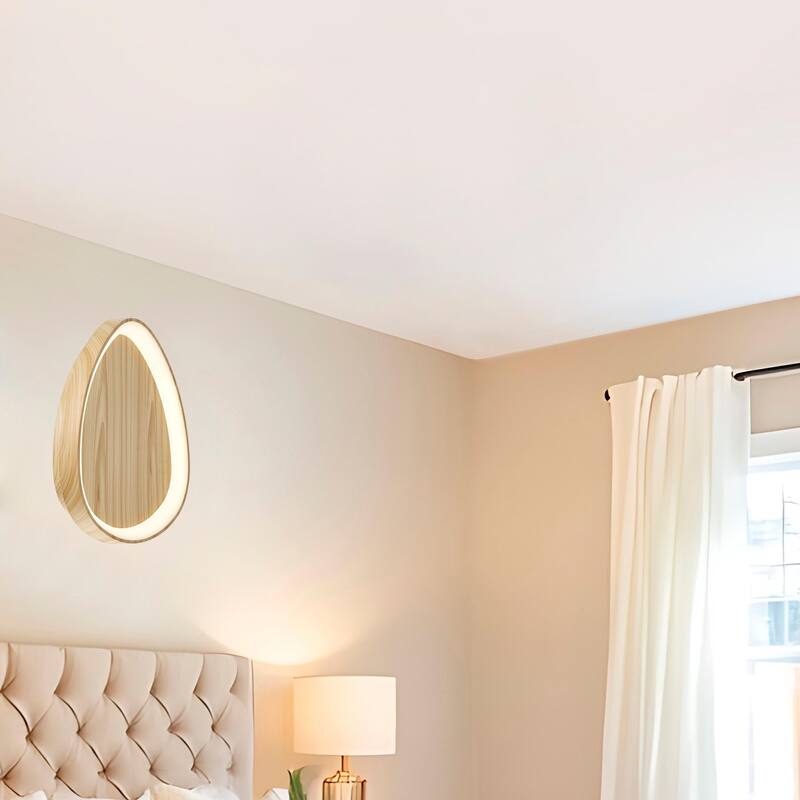 Wall Lamp Natural Wood - N/A