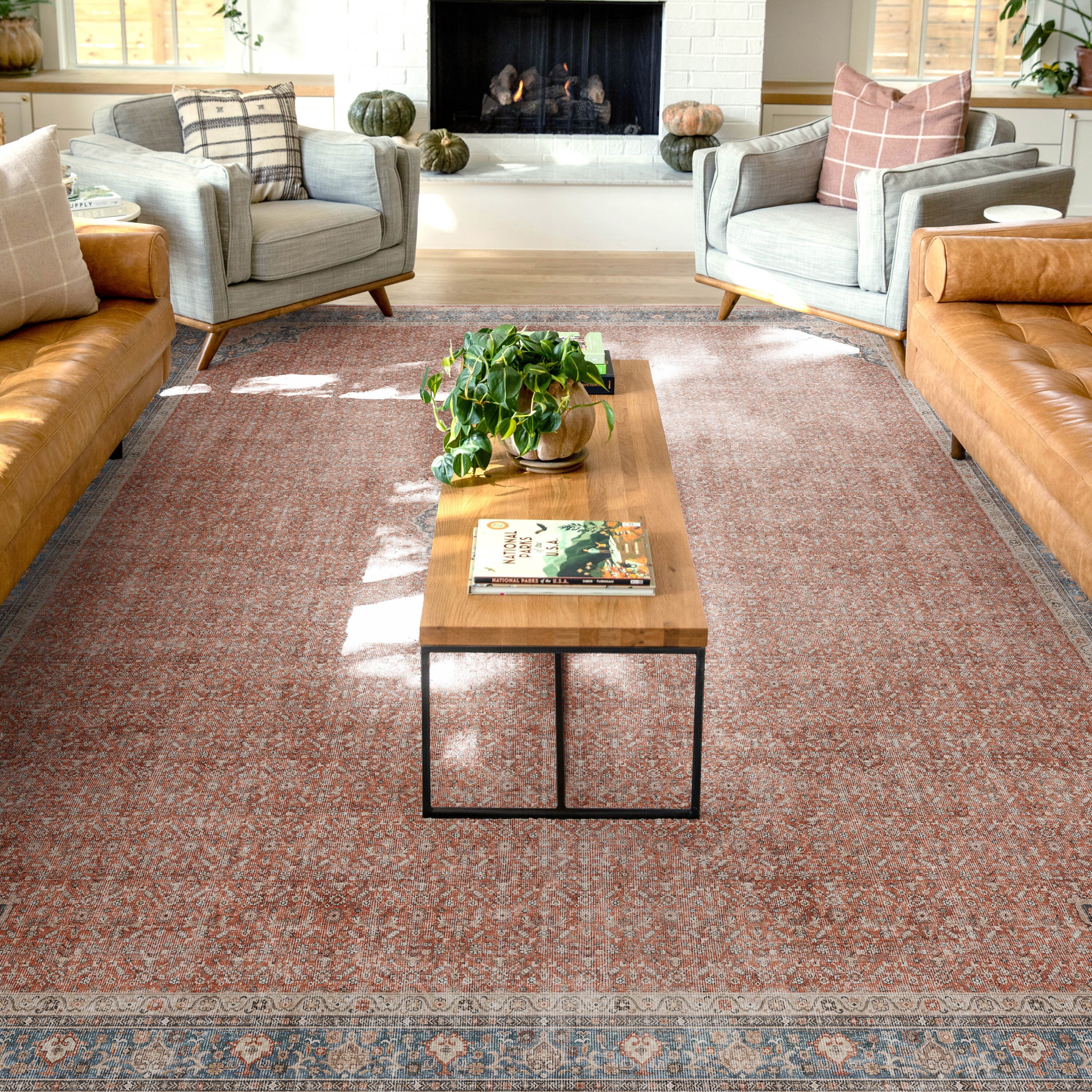 Well Woven Asha Lilith Persian Oriental Vintage Area Rug - On Sale
