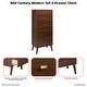preview thumbnail 16 of 29, Prepac Milo Mid Century Modern Tall 6-Drawer Chest