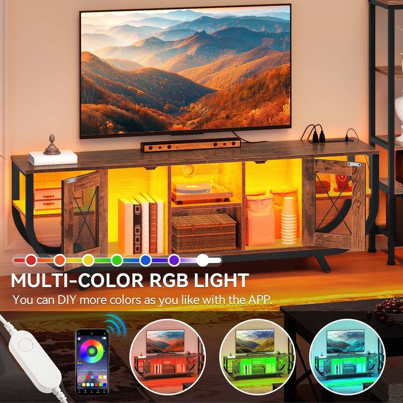 Moasis 3-Piece Wall Unit Entertainment Center Set with Bookshelf and 2 Drawers