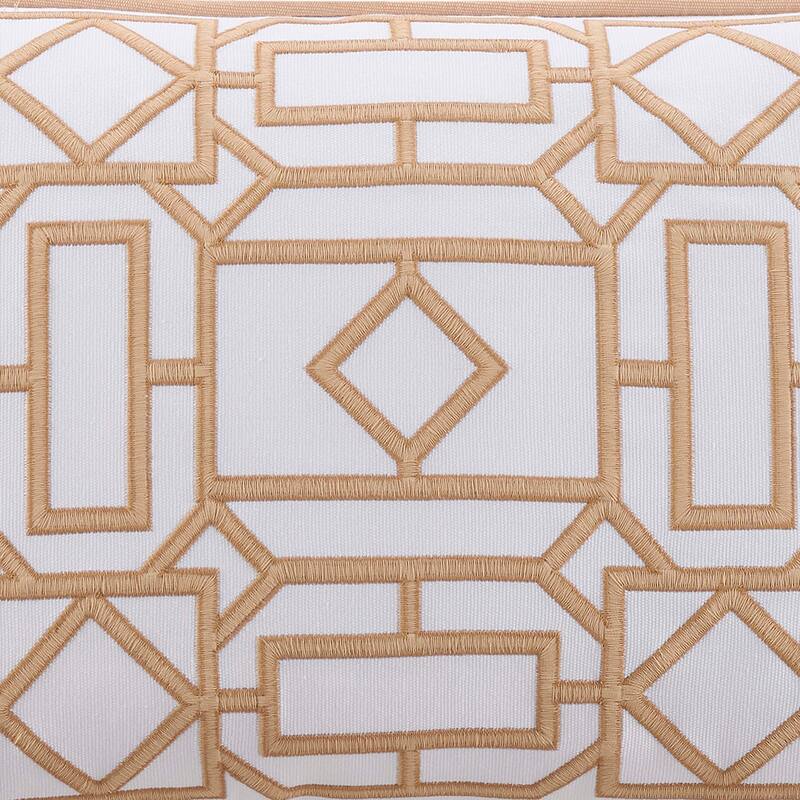 Southern Tide Trellis Square Linen Decorative Pillow
