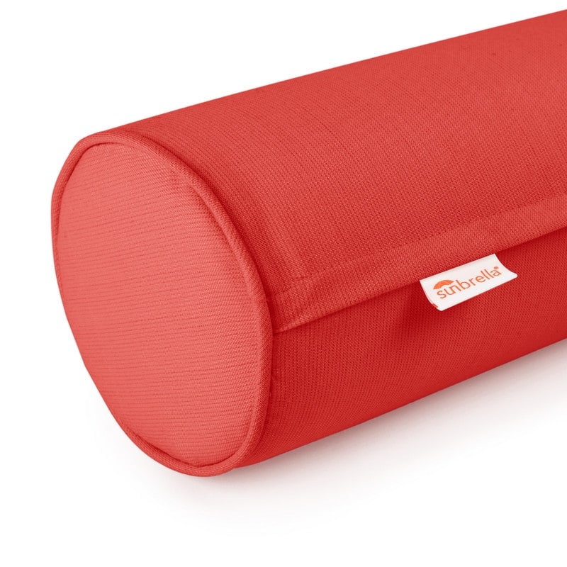 Austin Horn Classics Sunbrella Zippered Neck Roll Bolster (set of 2)