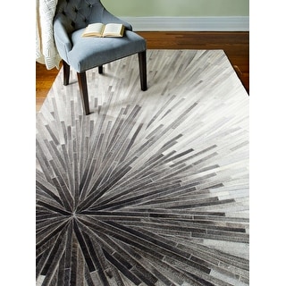 Gray Mesh Pattern Area Rug Karyn Hand Stitched Modern Geometric Grey Area Rug - Bed Bath & Beyond ...