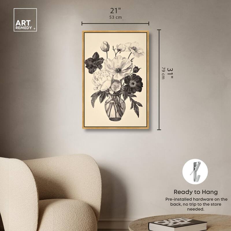 Antique Aria Canvas by Art Remedy