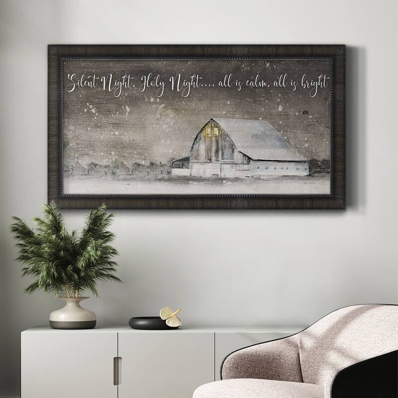Silent Night Premium Framed Canvas- Ready to Hang