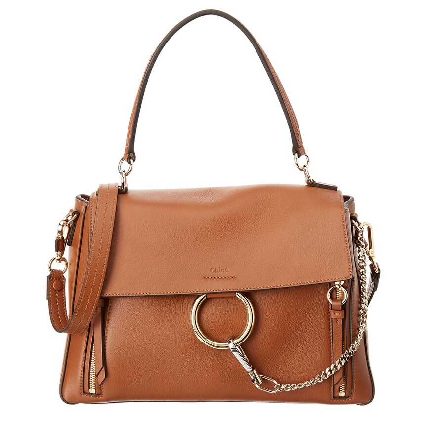 chloé medium faye day leather shoulder bag
