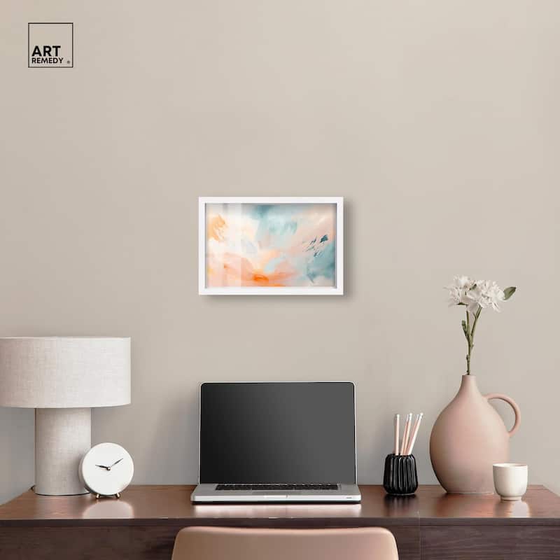Sunrise Palette I Shadowbox by Art Remedy