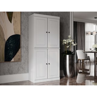 Palace Imports 100% Solid Wood 6-shelf Bookcase with Doors