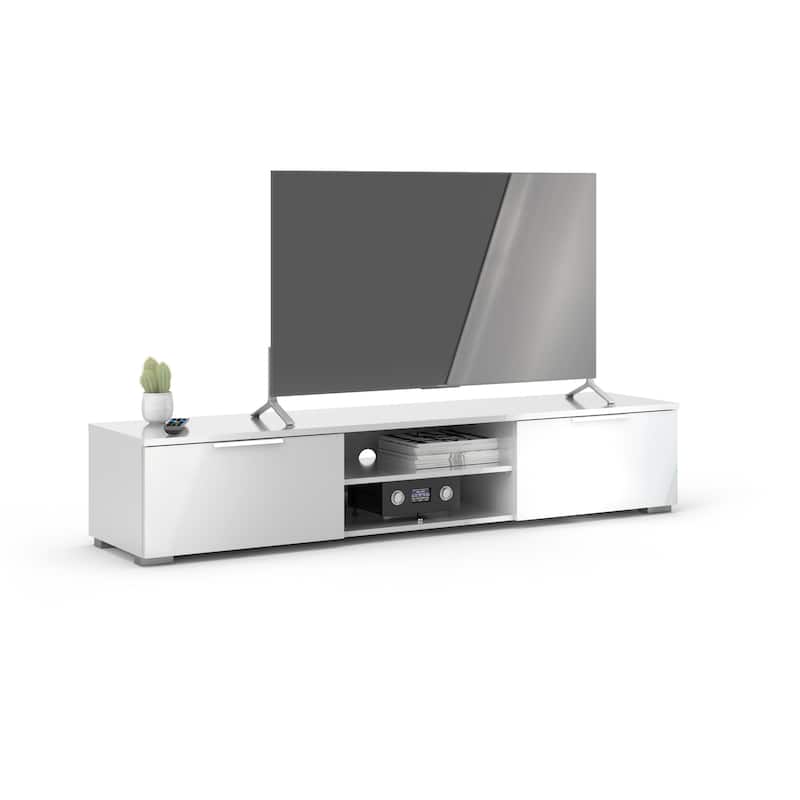 Porch & Den Match 2-Drawer and 2-Shelf TV Stand