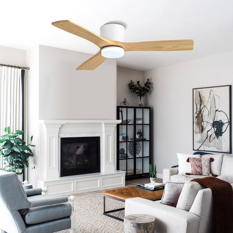 48In 3Blade Dc Motor Indoor Ceiling Fan With Light Kit And Remote