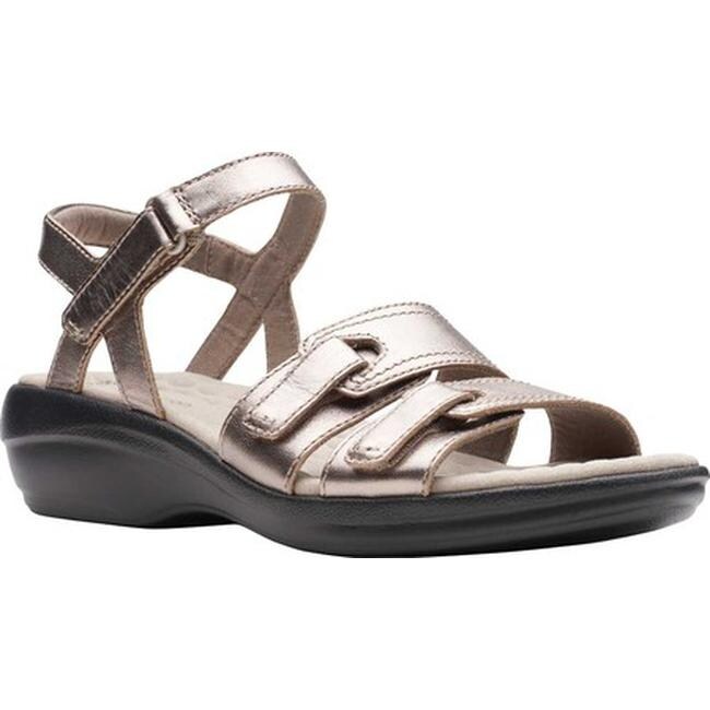 Clarks adjustable strap sandals clearance