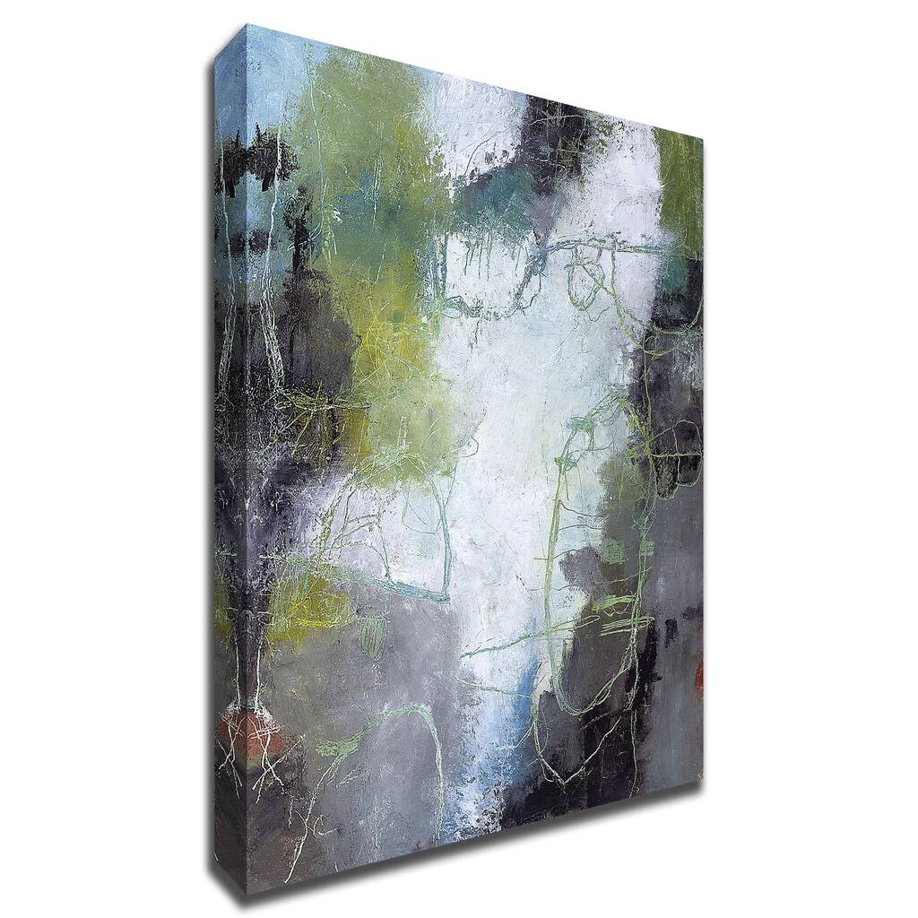A Day On The River by Carole Leslie With Hand Painted Brushstrokes, Print on Canvas