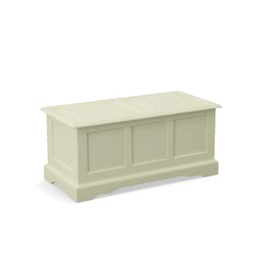 Devonshire Antique Ivory Blanket Chest