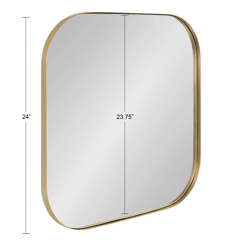 Kate and Laurel Rollo Decorative Framed Wall Mirror
