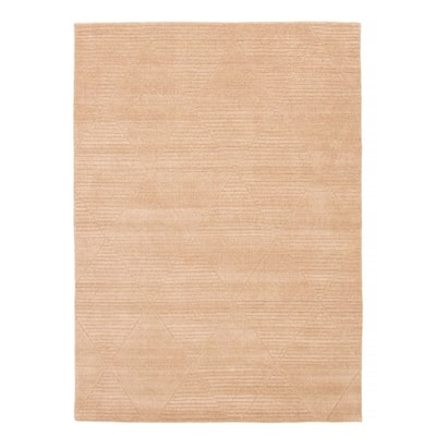 Kashkuli Gabbeh Tan Rug 5'3" x 7'6" - 5'3 x 7'6