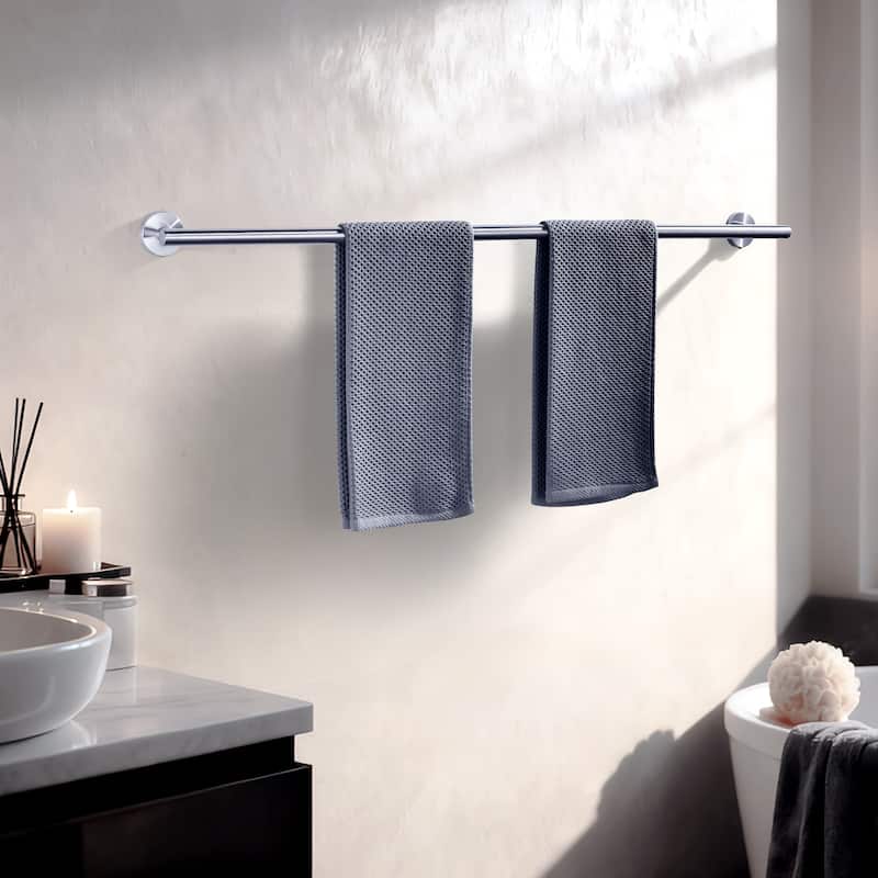 WOWOW Mutiple Length Wall Mounted Stainless Steel Towel Bar