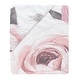 preview thumbnail 4 of 4, Lambs & Ivy Floral Garden Pink/White Watercolor Cotton Baby Fitted Crib Sheet
