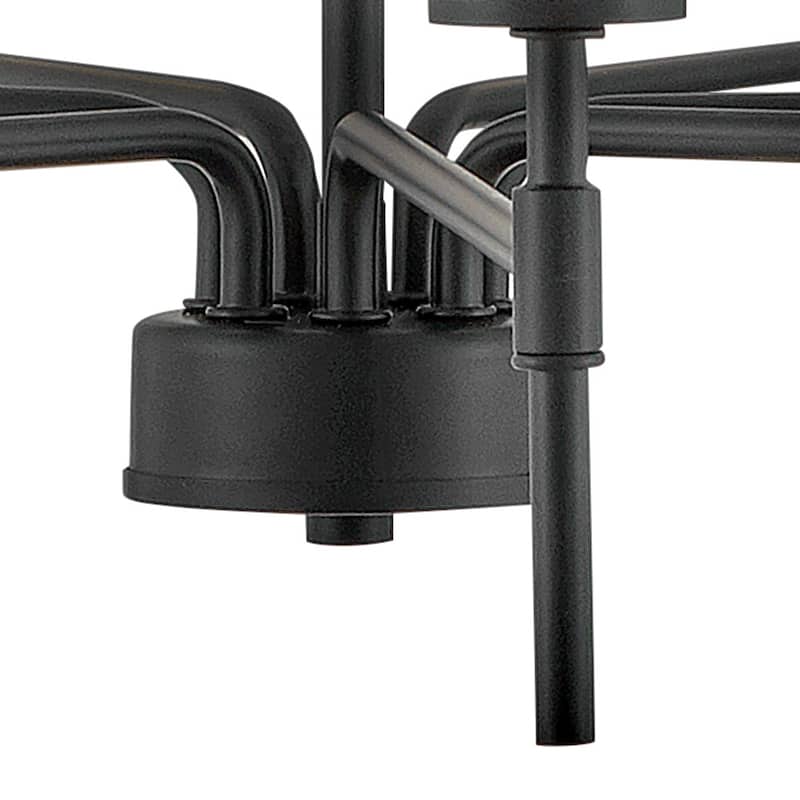 Lark 83077 Hux 7 Light 36" Wide Taper Candle Style Chandelier