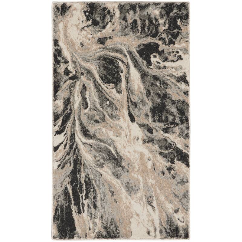 Nourison Home Neutral Modern Abstract Area Rug