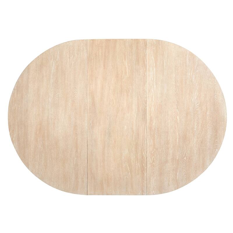 Salt Life Home Sunset Cove Sanibel Brown Extendable Round Dining Table - 54''W x 54''D x 30''H